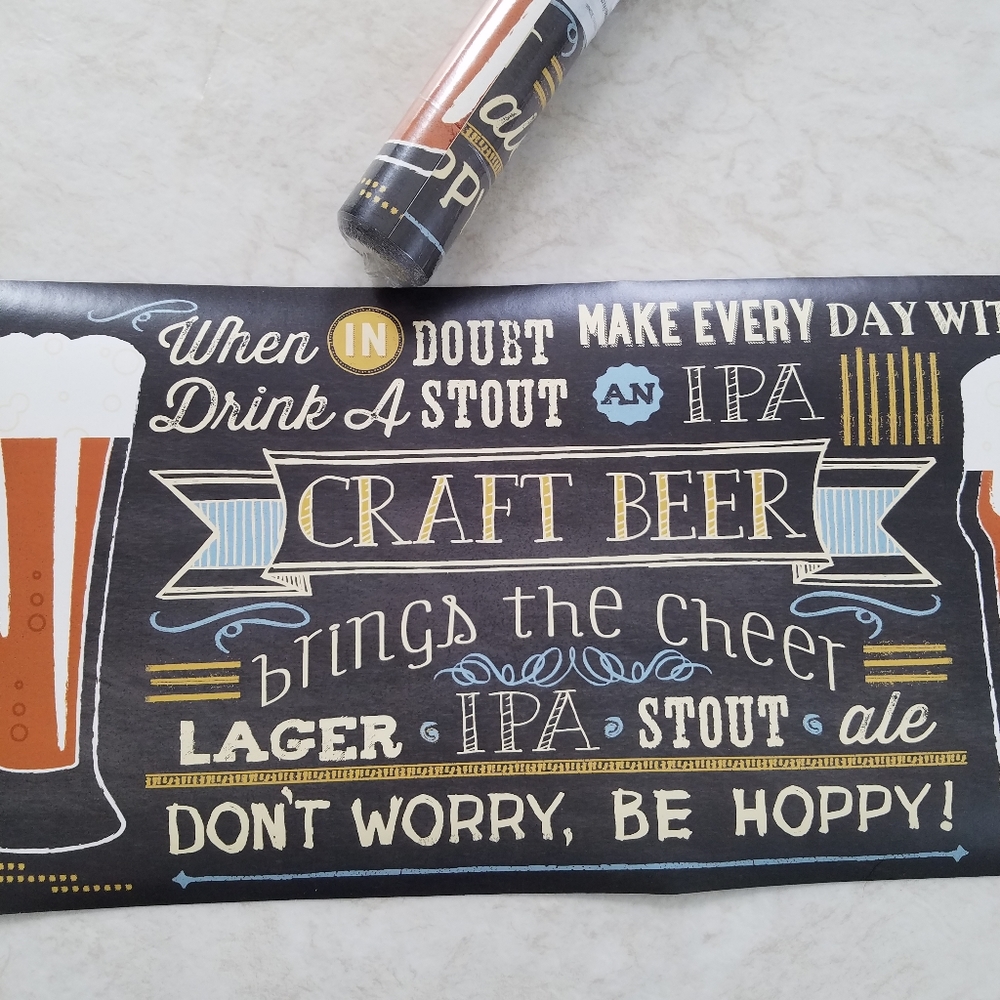 Wallpaper Border Be Hoppy Craft Beer